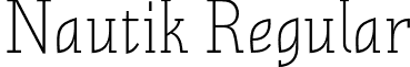 Nautik Regular font - Nautik-Regular.otf