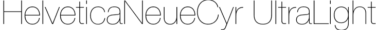 HelveticaNeueCyr UltraLight font - HelveticaNeueCyr-UltraLight.otf