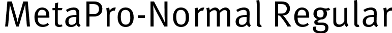 MetaPro-Normal Regular font - MetaPro-Normal.otf