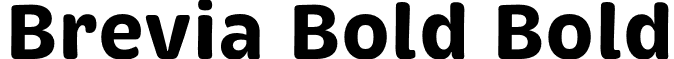 Brevia Bold Bold font - Brevia-Bold.otf