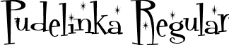 Pudelinka Regular font - Pudelinka.ttf