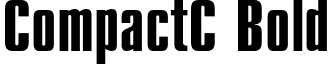 CompactC Bold font - CompactC-Bold.otf