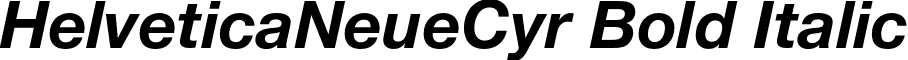 HelveticaNeueCyr Bold Italic font - HelveticaNeueCyr-BoldItalic.otf