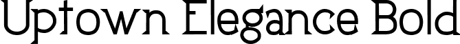 Uptown Elegance Bold font - Uptown Elegance Bold.ttf