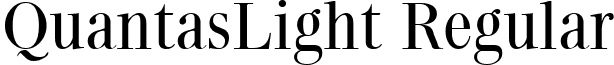 QuantasLight Regular font - quantl.ttf