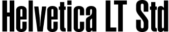 Helvetica LT Std font - HelveticaLTStd-UltraComp.otf