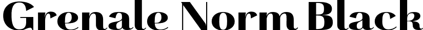 Grenale Norm Black font - insigne - Grenale-NorBla.otf