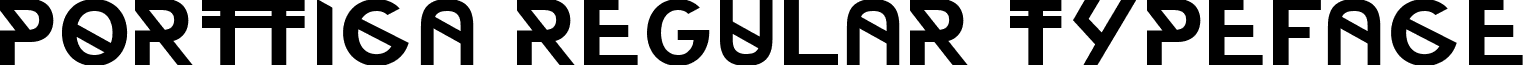 Portica Regular Typeface font - Portica_Regular_Typeface.ttf