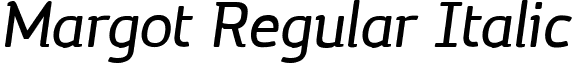 Margot Regular Italic font - Margot Regular italic.ttf