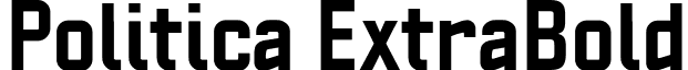 Politica ExtraBold font - POLITICA-EXTRABOLD.otf