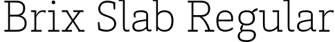 Brix Slab Regular font - BrixSlab-ExtraLight.otf