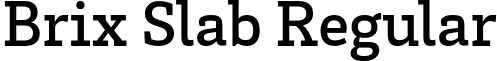 Brix Slab Regular font - BrixSlab-Medium.otf