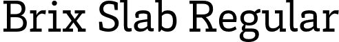 Brix Slab Regular font - BrixSlab-Regular.otf