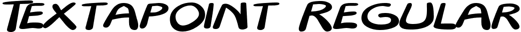 Textapoint Regular font - design.graffiti.textapoint.ttf