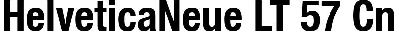 HelveticaNeue LT 57 Cn font - Helvetica LT 77 Bold Condensed.ttf