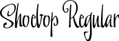 Shoebop Regular font - Shoebop.otf