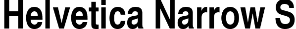 Helvetica Narrow S font - Helvetica Narrow S Bold.ttf