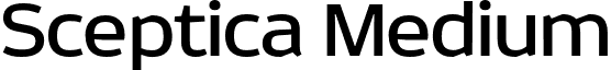 Sceptica Medium font - Sceptica-Medium.otf