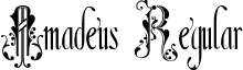 Amadeus Regular font - Amadeus.ttf