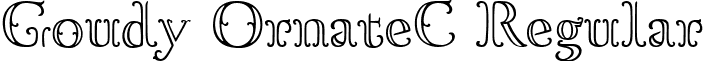 Goudy OrnateC Regular font - Goudy OrnateC.ttf