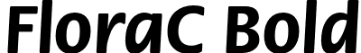 FloraC Bold font - FloraC-Bold.otf