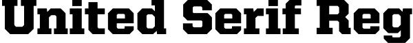 United Serif Reg font - UnitedSerifReg-Black.otf