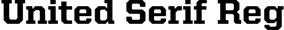 United Serif Reg font - UnitedSerifReg-Heavy.otf