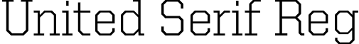 United Serif Reg font - UnitedSerifReg-Light.otf