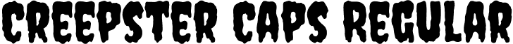 Creepster Caps Regular font - CreepsterCaps-Regular.ttf