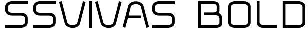 ssvivas Bold font - vivasbold.otf