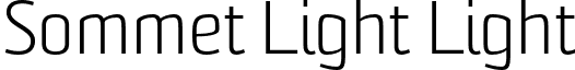 Sommet Light Light font - SommetLight.otf