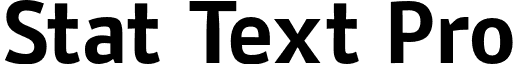 Stat Text Pro font - StatTextPro-Bold.otf