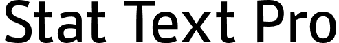 Stat Text Pro font - StatTextPro-Medium.otf