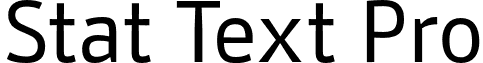 Stat Text Pro font - StatTextPro-Regular.otf