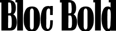 Bloc Bold font - BLOCB___.ttf