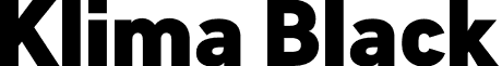 Klima Black font - klima-black.otf