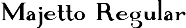 Majetto Regular font - Majetto.ttf