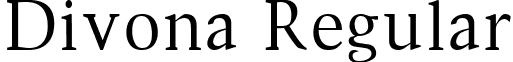 Divona Regular font - divona__.ttf