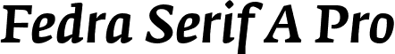 Fedra Serif A Pro font - FedraSerifPro A MediumIta.otf