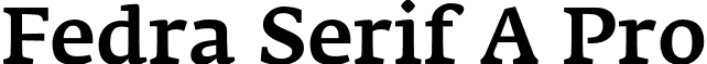 Fedra Serif A Pro font - FedraSerifPro A Medium.otf