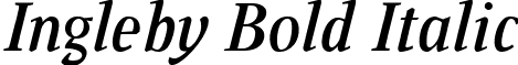 Ingleby Bold Italic font - Ingleby_bold_italic.ttf