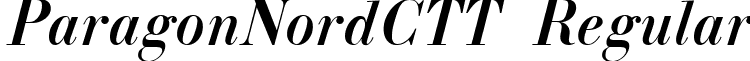 ParagonNordCTT Regular font - PNR36__C.TTF