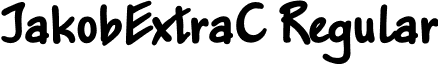 JakobExtraC Regular font - JakobExtraC.otf