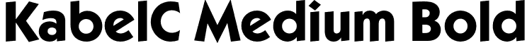 KabelC Medium Bold font - KabelC_B.ttf