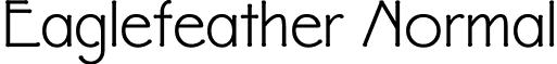 Eaglefeather Normal font - Eaglefeather Normal.ttf