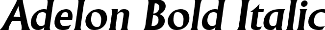 Adelon Bold Italic font - Adelon Bold Italic.ttf