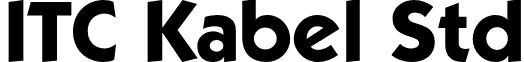 ITC Kabel Std font - ITCKabelStd-Bold.otf