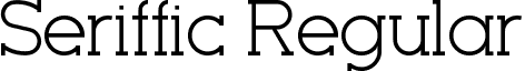 Seriffic Regular font - Seriffic.otf