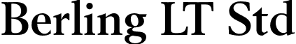 Berling LT Std font - BerlingLTStd-Bold.otf