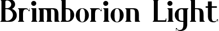 Brimborion Light font - Brimborion Light.ttf